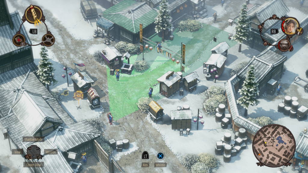 Shadow Tactics snow