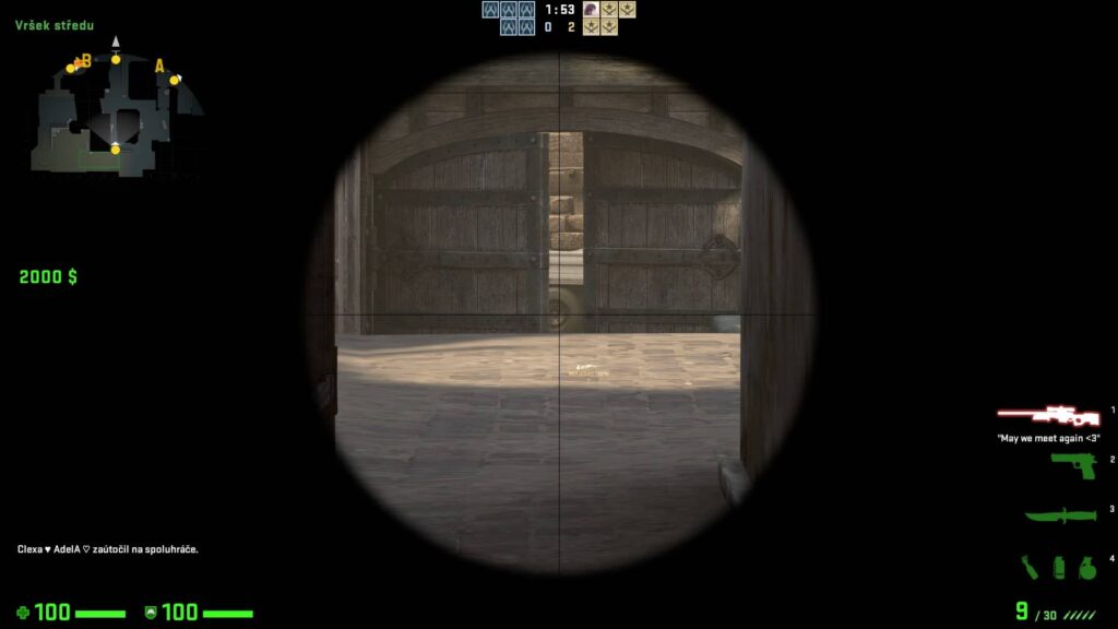 CSGO Scope na Mid