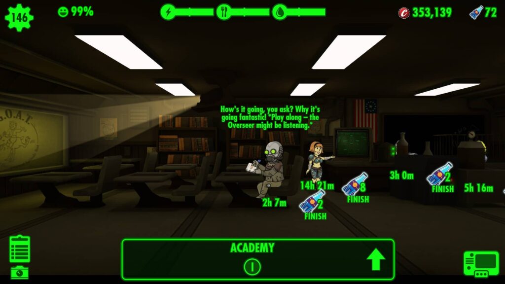 Fallout Shelter – Hlášky II