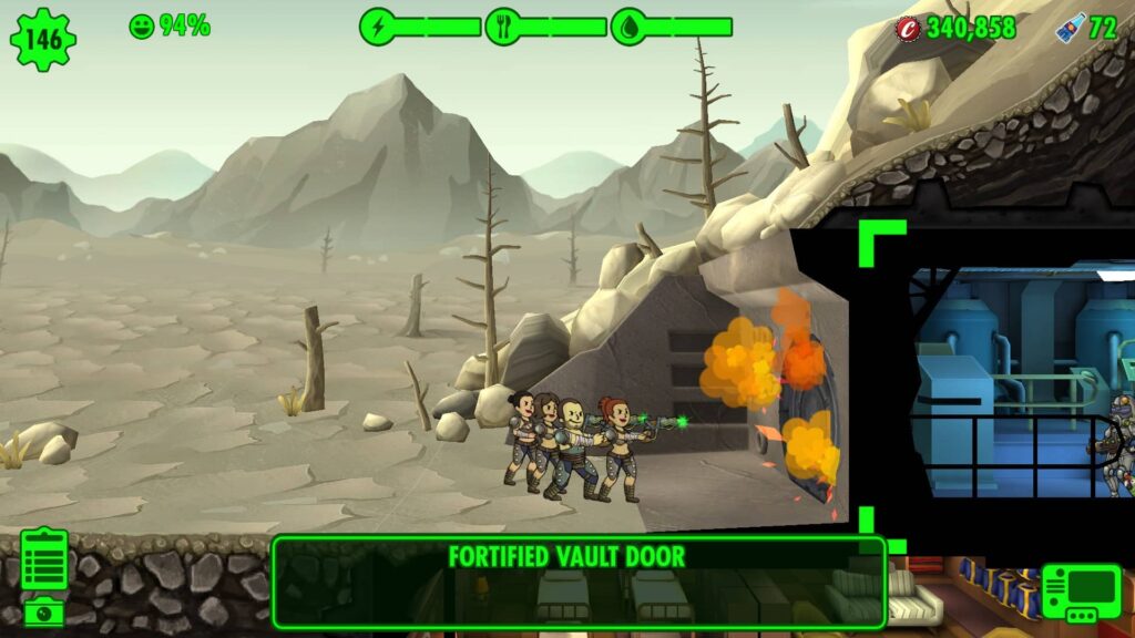 Fallout Shelter – Útok