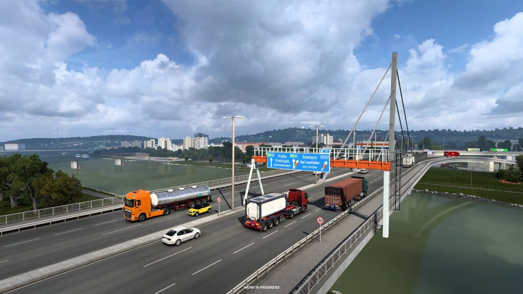 ETS2 - řeka Dunaj (Donau)