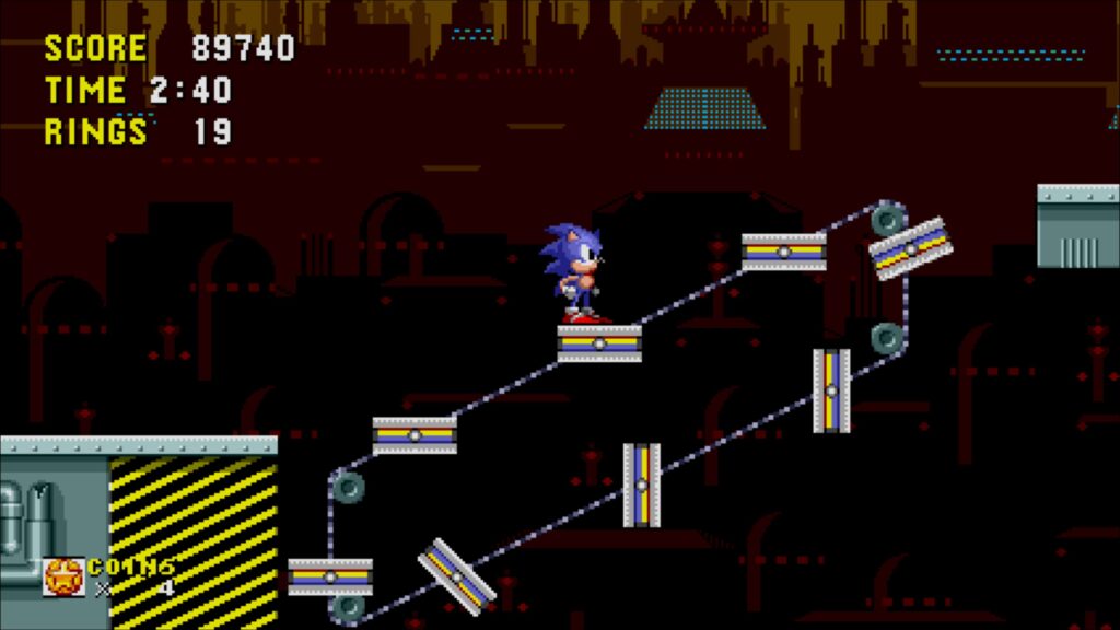 Sonic Origins – pohyblivé plošinky