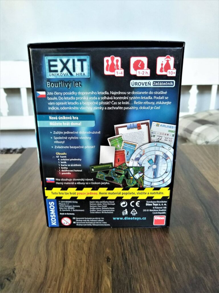 Exit - krabice ze zadu