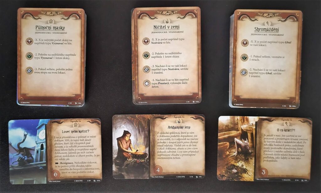 Arkham Horror Karetní hra - karty kampaní