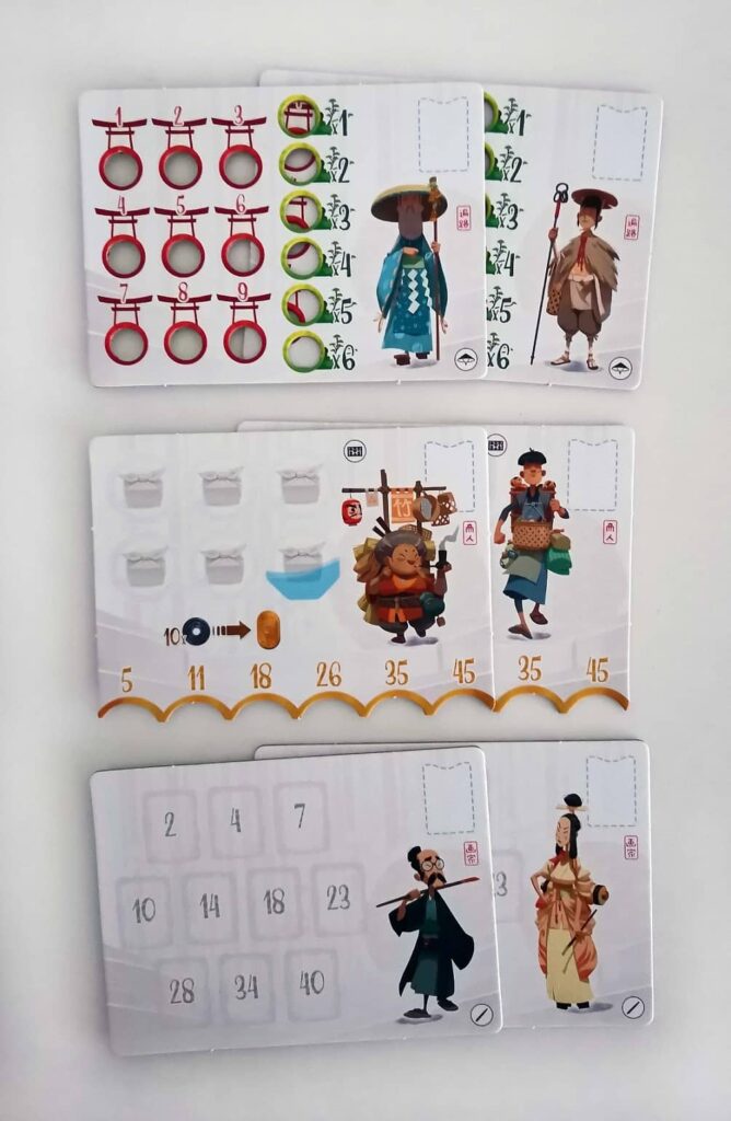 Tokaido Duo – dvojice karet postav