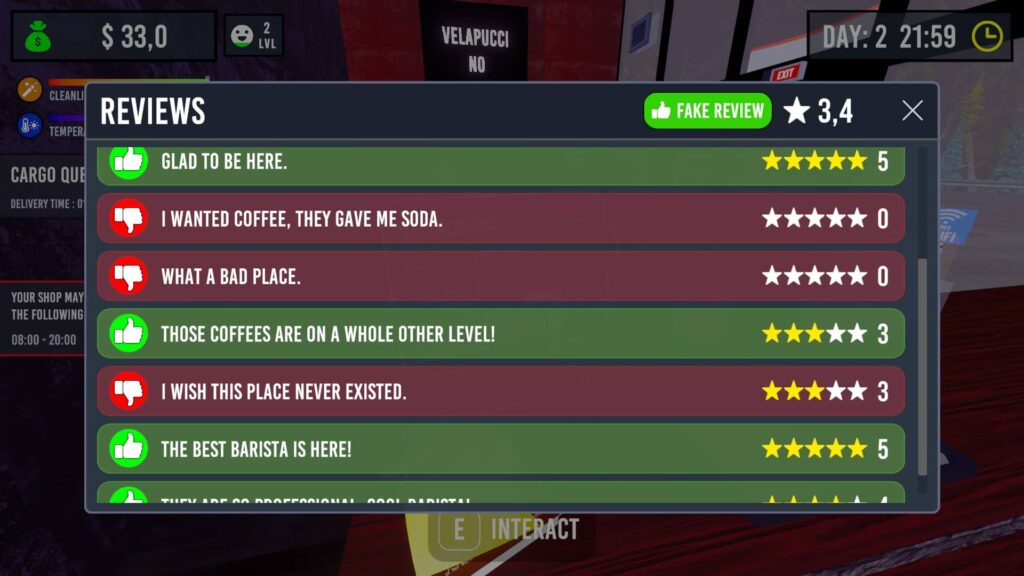 Barista Simulator - recenze