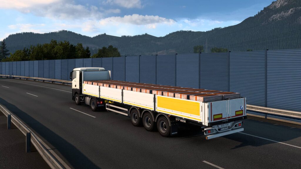 ETS2 - naložený návěs značky Wielton