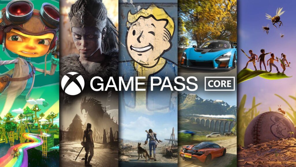 Xbox Game Pass Core - náhled