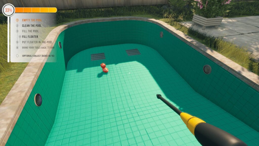 Pool Cleaning SImulator - Vyčištěno