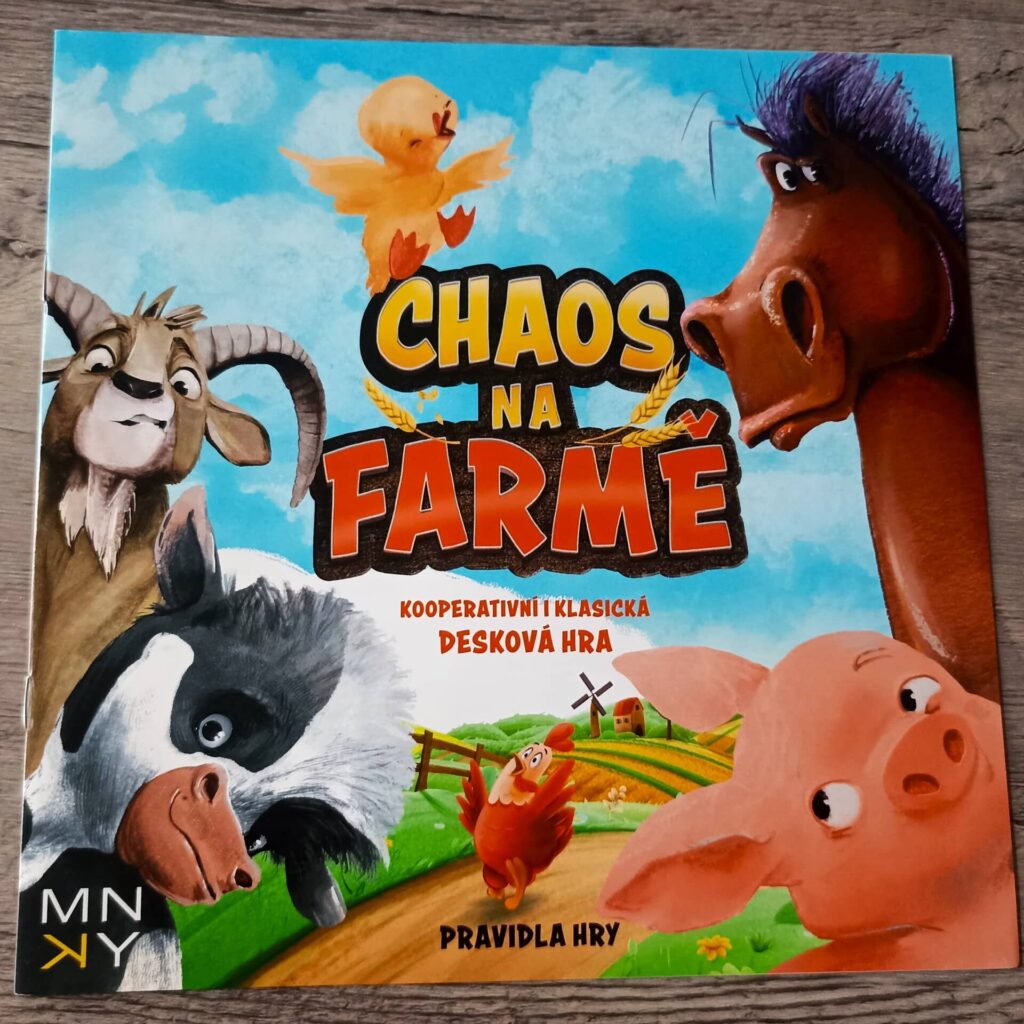 Chaos na farmě - vršek krabice