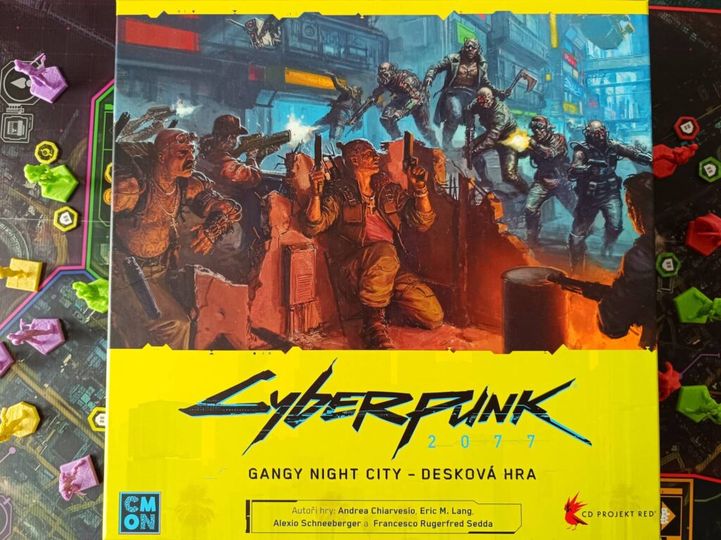 Cyberpunk 2077 Gangy Night City - desková hra