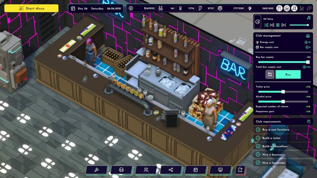 Disco Simulator - bar