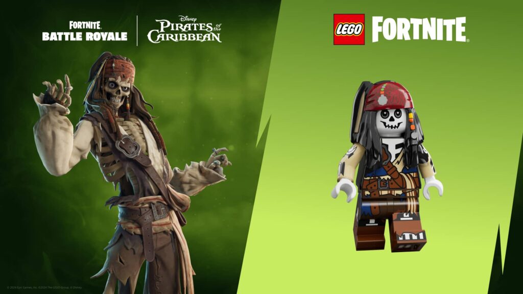 Fortnite - Jack Sparrow kostlivec