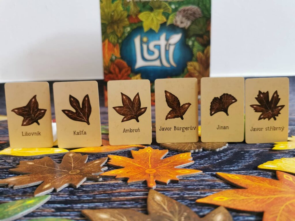 Listí – karty listů