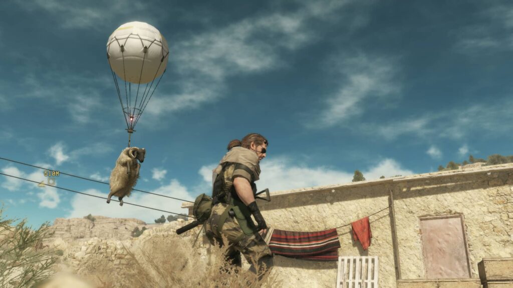 Metal Gear Solid V - létající ovce