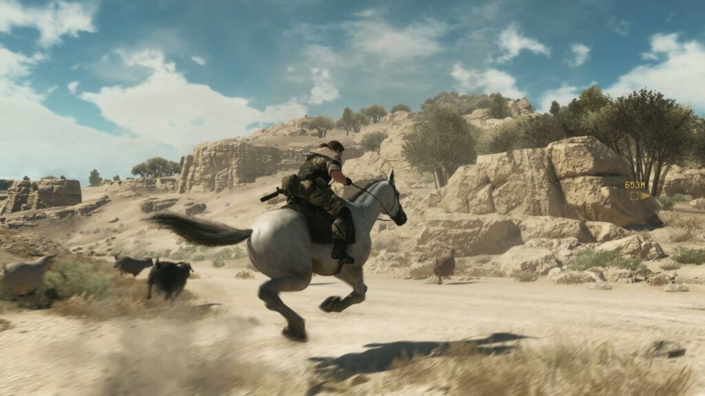 Metal Gear Solid V - na koni