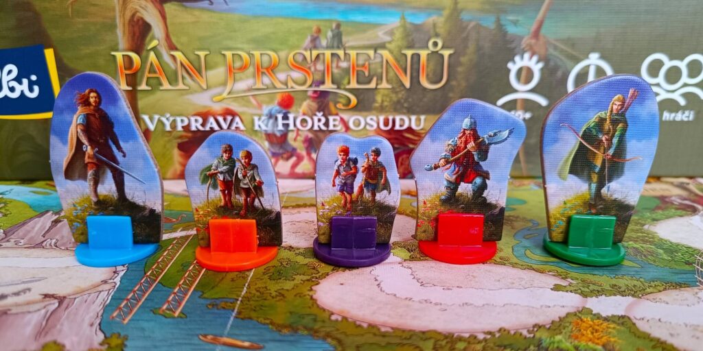 Pán prstenů Výprava k Hoře osudu - hrdinové