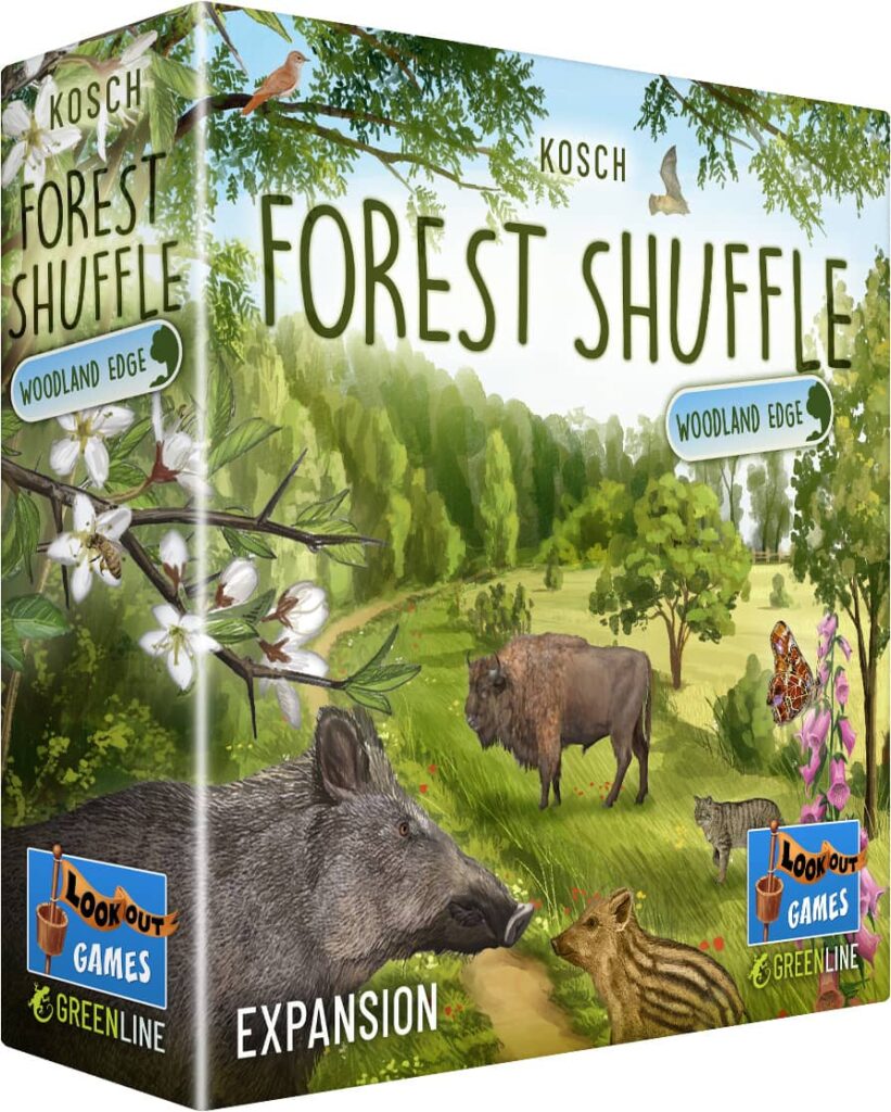 Forest Shuffle: Woodland Edge - rozšíření deskové hry Smíšený les