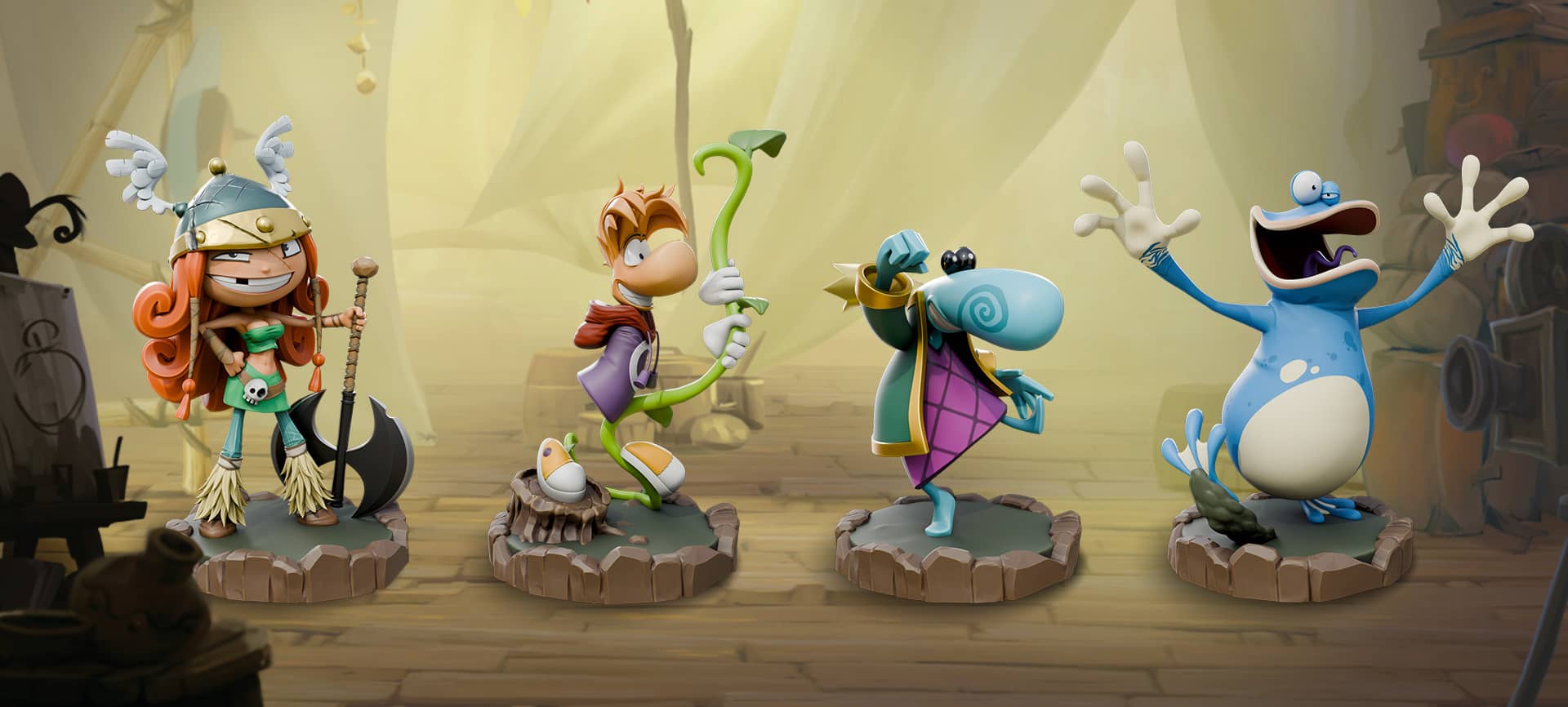 Rayman: The Board Game - figurky