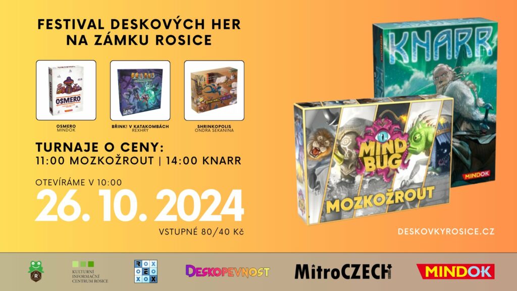 Festival deskových her Rosice - banner