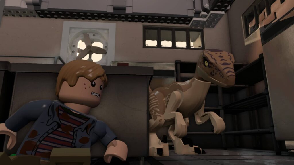 LEGO Jurassic World - Oven a raptor