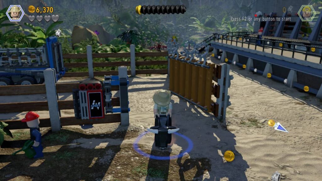 LEGO Jurassic World - jezdění na krávě