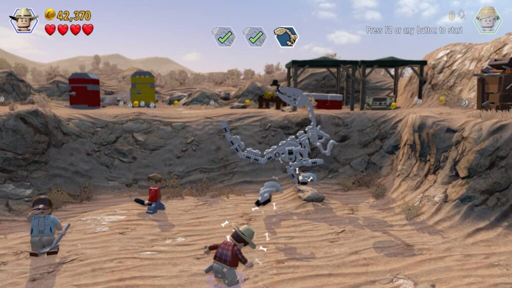 LEGO Jurassic World - skládání kostí