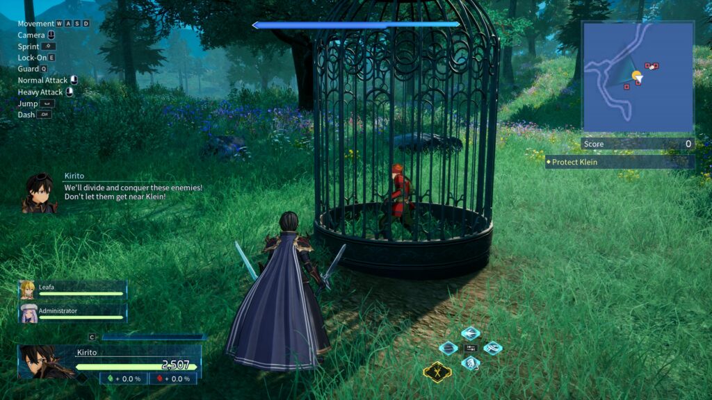 SWORD ART ONLINE Fractured Daydream - tomu se říká kámoš v kleci