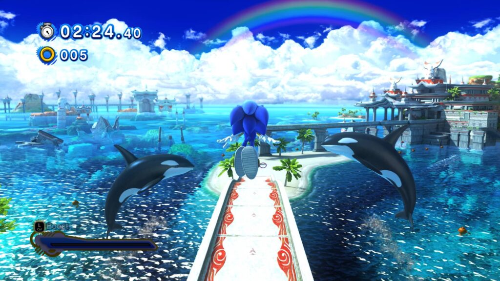 Sonic X Shadow Generations - scenérie jako z obrazu