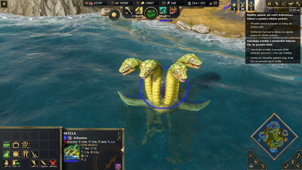 Age of Mythology: Retold - roztomilá scylla