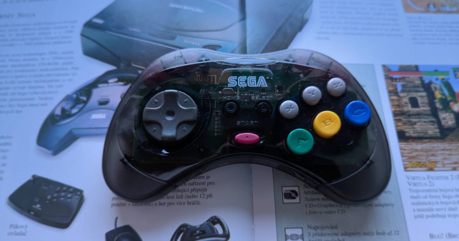 Sega Saturn - ovladač