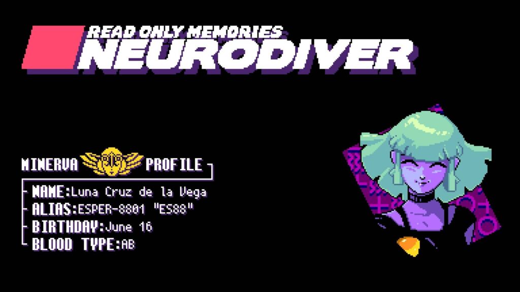 Read Only Memories Neurodiver - Esper ES 88