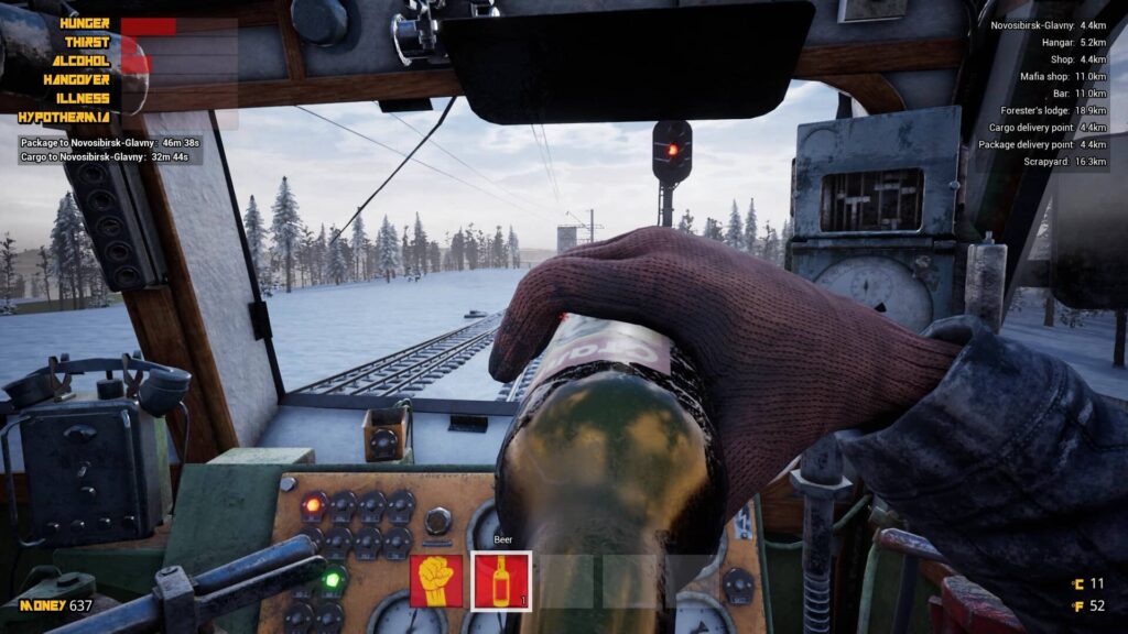 Trans-Siberian Railway Simulator - vodka