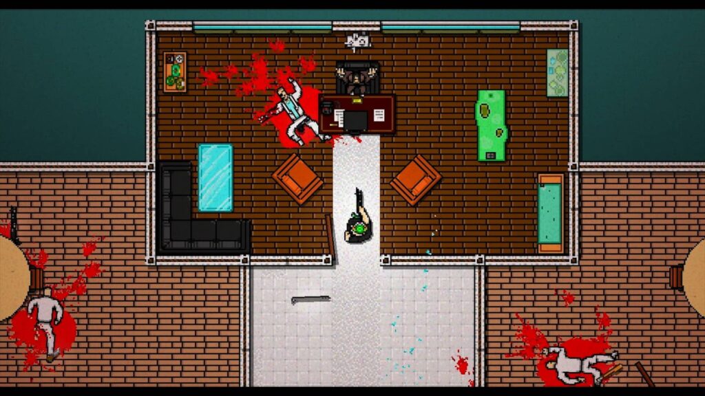 Hotline Miami 2 Wrong Number - místnost