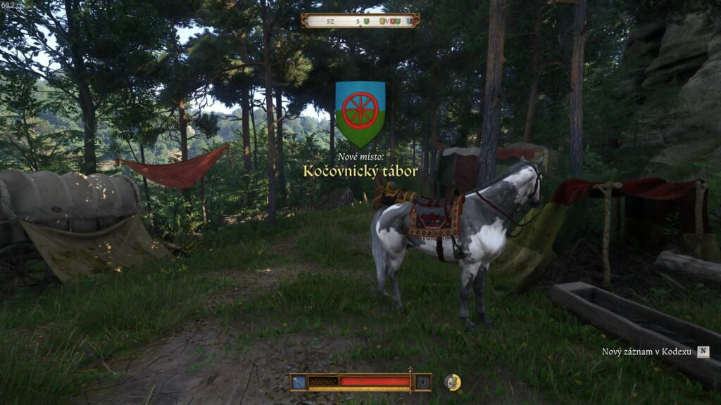 Kingdom Come: Deliverance II - kočovnický tábor plný Romů