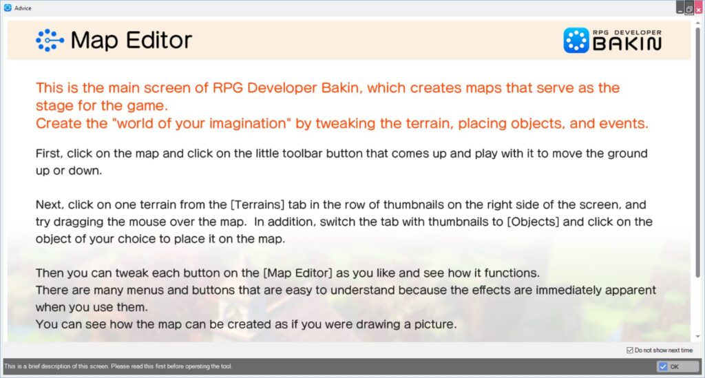 RPG Developer Bakin – Map Editor