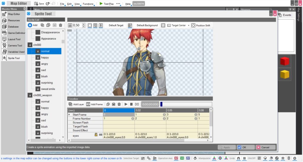 RPG Developer Bakin – Sprite Tool